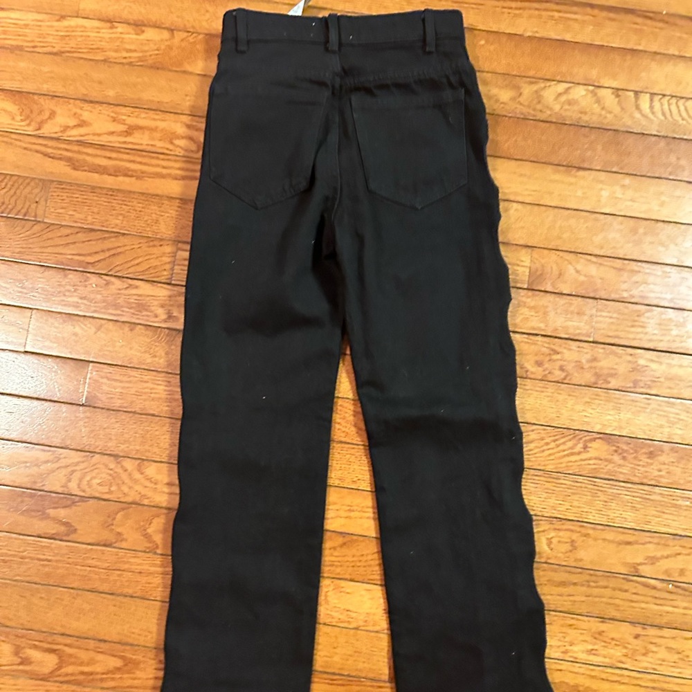 Zara Black Straight Leg Jeans - Picture 5 of 9